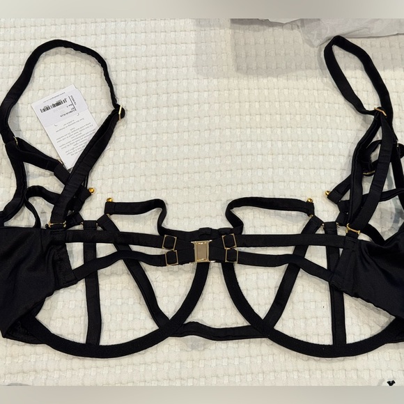 New, unworn Studio Pia Clea Bra & Harness in Jet - Picture 14 of 16